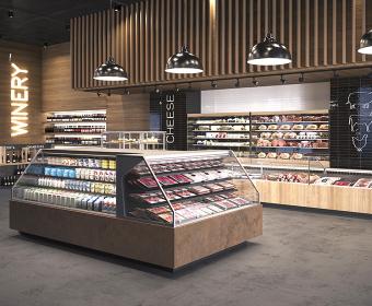 Los mostradores de refrigeración Costan para los productos delicatessen de temporada, a kilómetro cero y sostenible